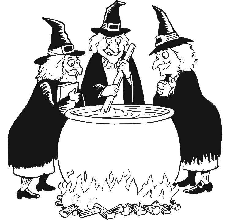 Plansa de colorat cu Halloween 106 9